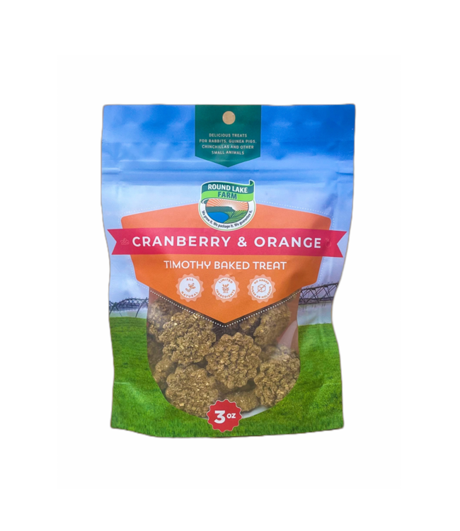 Round Lake Farm Timothy Baked Treat - Cranberry & Orange 85 g (3 oz)