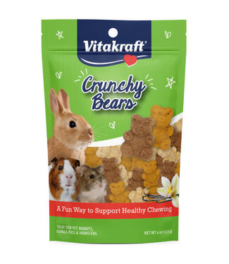 Vitakraft Crunchy Bears Treats for Small Animals 113 g (4 oz)