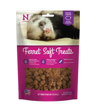 N-Bone Ferret Soft Treats Bacon Flavor 85 g (3 oz)