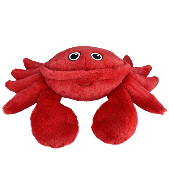 Pet Envy Jumbo Crab Plush Dog Toy