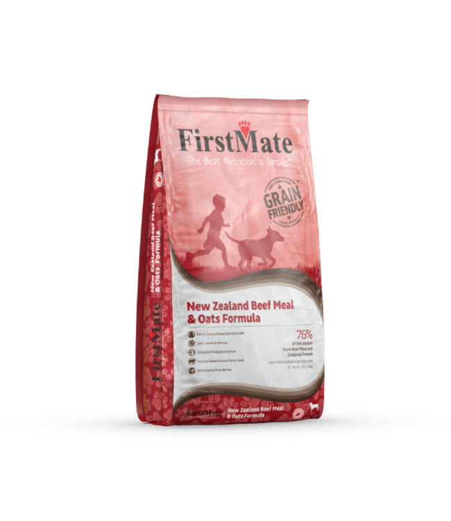 FirstMate Grain Friendly New Zealand Beef Meal & Oats Formula for Dogs