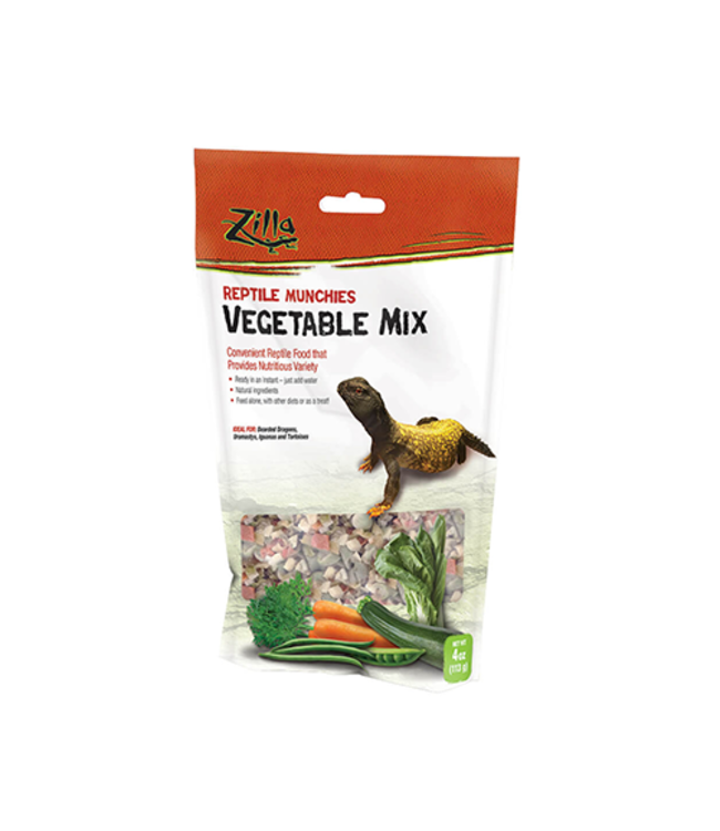 Zilla Munchies Vegetable Mix for Reptiles 113 g (4 oz)