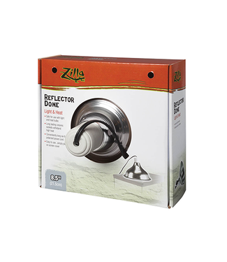 Zilla Ceramic Reflector Dome - Silver 8.5 in