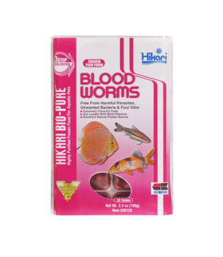 Hikari Bio-Pure Frozen Bloodworm Cubes 100 g (3.5 oz)