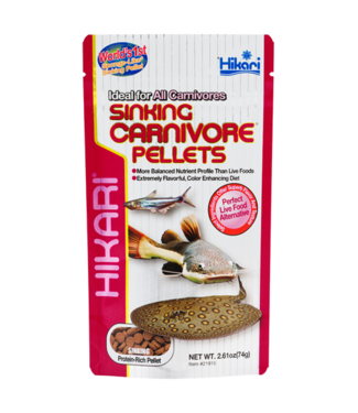 Hikari Sinking Carnivore Pellets 74 g (2.61 oz)