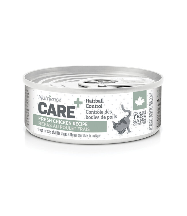 Nutrience Care Hairball Control Pate for Cats Chicken Recipe 156g (5.5 oz)