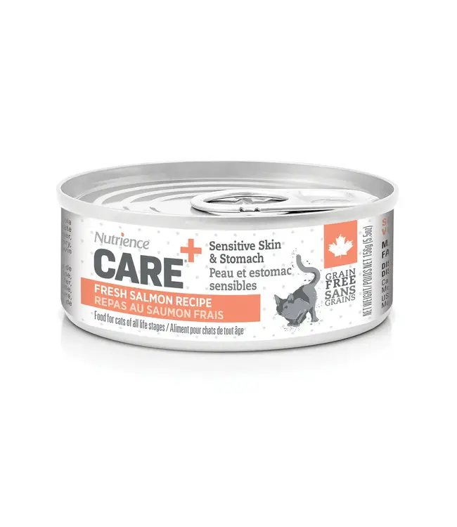 Nutrience Care Sensitive Skin & Stomach Pate for Cats Fresh Salmon 156 g (5.5 oz)