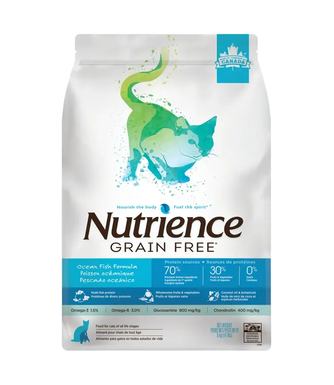 Nutrience Grain Free Ocean Fish & Salmon for Cats 5 kg (11 lbs)