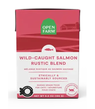 Open Farm Wild-Caught Salmon Rustic Blend for Cats 155 g (5.5 oz)