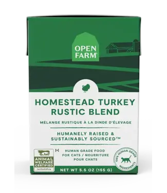 Open Farm Homestead Turkey Rustic Blend for Cats 155 g (5.5 oz)