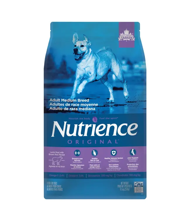 Nutrience Original Lamb with Brown Rice for Dogs 11.5 kg (25 lbs)