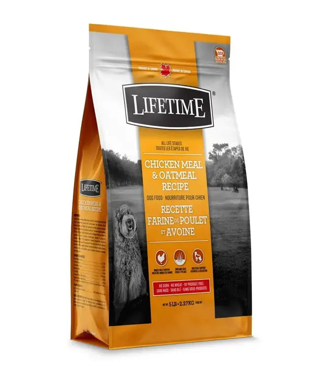 Lifetime All Life Stages Chicken & Oatmeal for Dogs