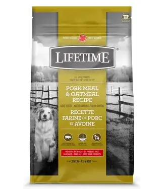 Lifetime All Life Stages Pork and Oatmeal for Dogs