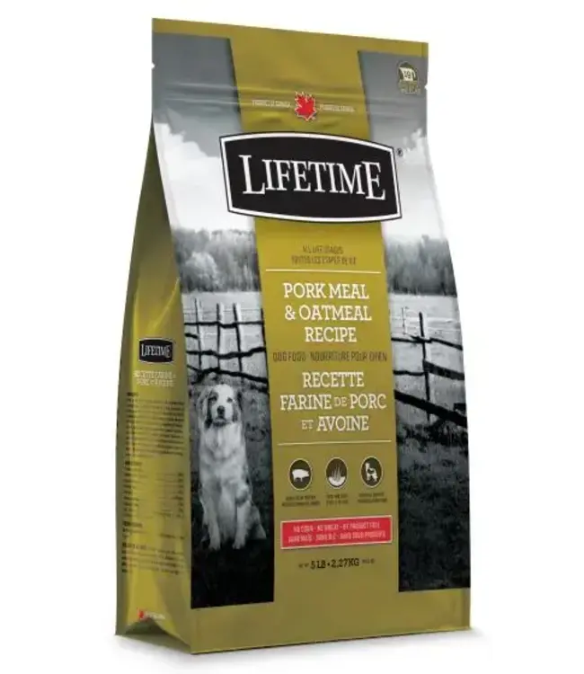 Lifetime All Life Stages Pork and Oatmeal for Dogs