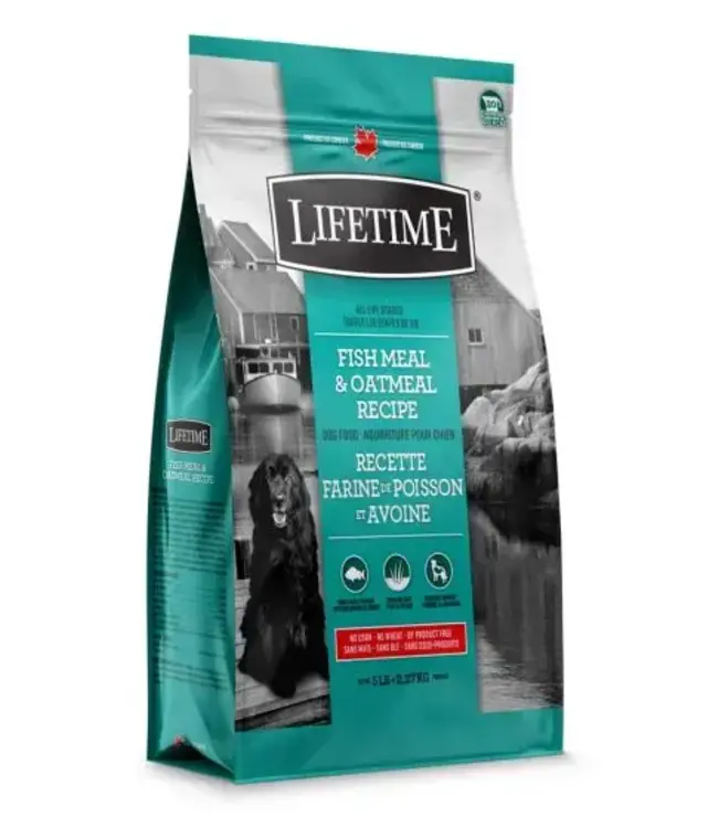 Lifetime All Stages Fish Meal & Oatmeal for Dogs