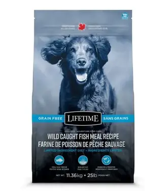 Lifetime Grain Free Wild Caught Fish for Dogs 11.36 kg (25 lbs)