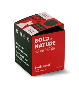Bold by Nature Frozen Raw Mega Beef for Dogs
