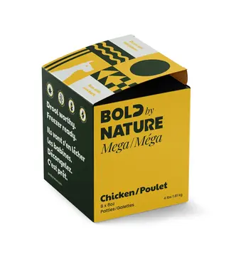 Bold by Nature Frozen Raw Mega Chicken for Dogs