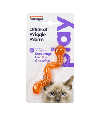 Outward Hound Petstages Orkakat Catnip Wiggle Worm Interactive Toy for Cats