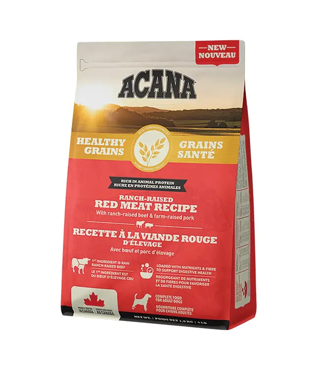 Acana Healthy Grains Ranch Raised Red Meat Recipe for Dogs