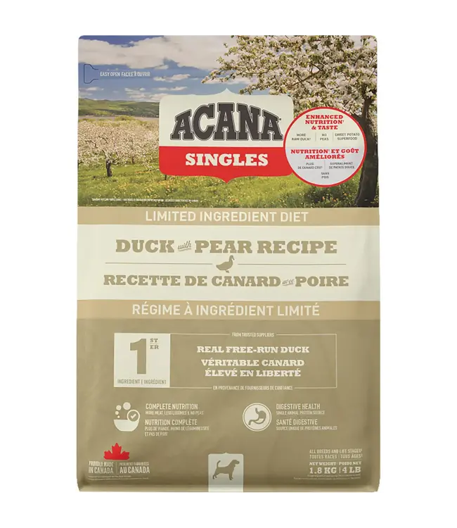Acana Singles Limited Ingredient Duck with Pear for Dogs