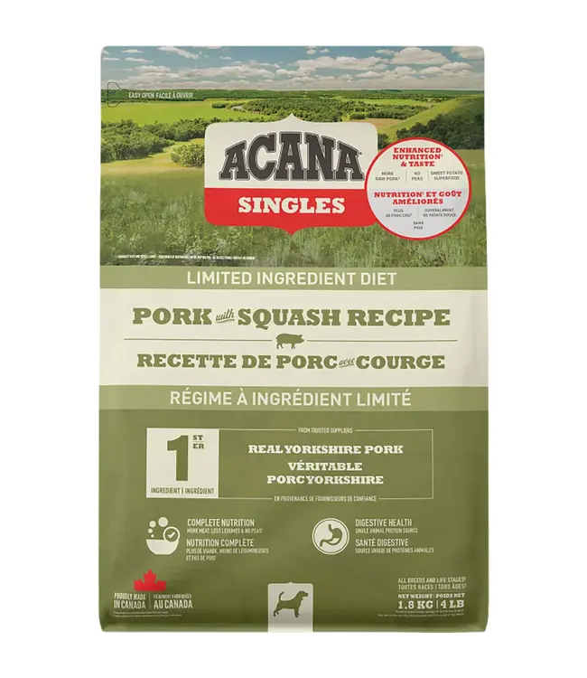 Acana Singles Limited Ingredient Pork with Squash for Dogs