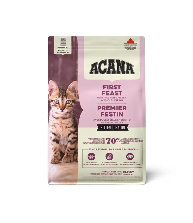 Acana First Feast Recipe for Kittens 1.8 kg (4 lbs)