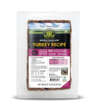 Frozen Turkey Recipe for Adult Cats 1 lb