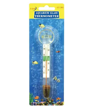 Glass Floating Thermometer with Suction Cup