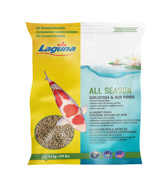 Laguna All Season Goldfish & Koi Floating Pond Food 4.5 kg (9.9 lbs)