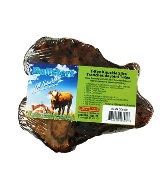 Bullsters T-Rex Beef Knuckle Slice for Dogs 1 pc 113 g (4 oz) (@28)