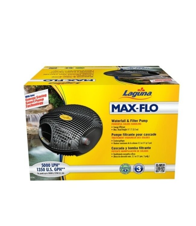 Laguna Max-Flo 1350 Waterfall & Filter Pump for Ponds up to 2700 U.S. gal