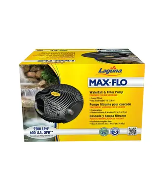 Laguna Max-Flo 600 Waterfall & Filter Pump for Ponds up to 1200 U.S. gal
