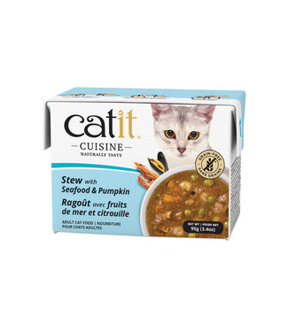 Catit Cuisine Stew with Seafood & Pumpkin for Cats 95 g (3.4 oz)