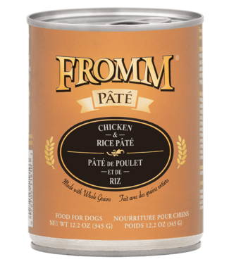 Fromm Chicken & Rice Pate Can for Dogs 345 g (12.2 oz)