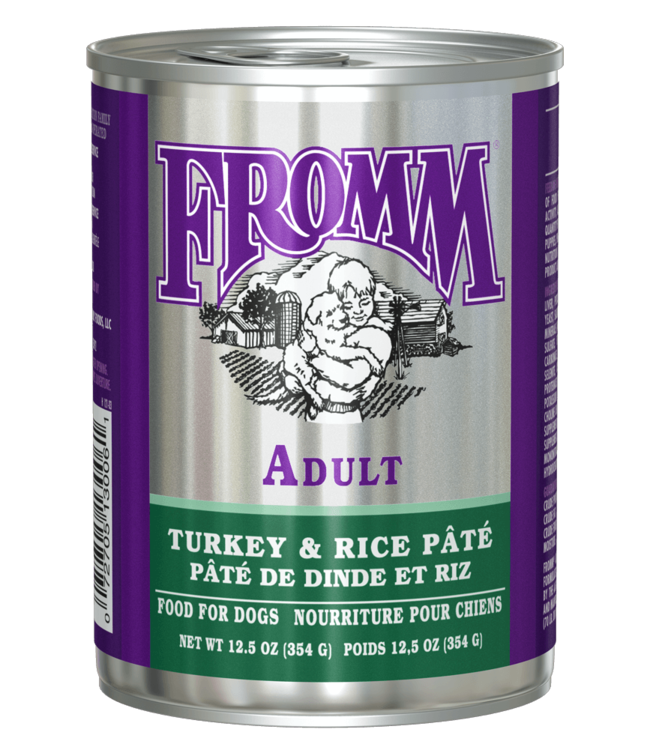 Fromm Classic Turkey & Rice Pâté Can for Dogs 354 g (12.5 oz)