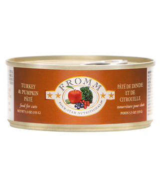 Fromm Four Star Pumpkin and Turkey Pate Can for Cats 155 g (5.5 oz)