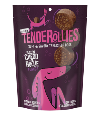 Fromm Tenderollies Soft & Savory Treats for Dogs 226g (8 oz) - Bac'n Chedd-a-Rollie