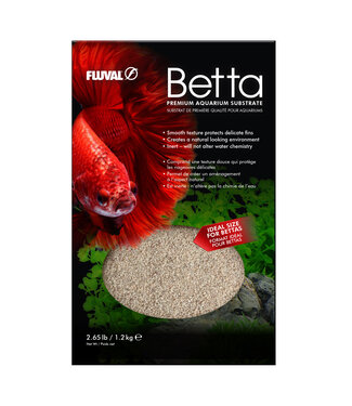 Fluval Betta Premium Aquarium Substrate - Fawn - 2.65 lb (1.2 kg)