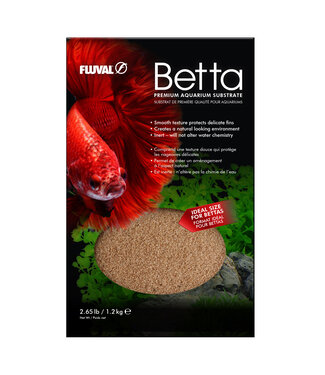 Fluval Betta Premium Aquarium Substrate - Kaffee - 2.65 lb (1.2 kg)