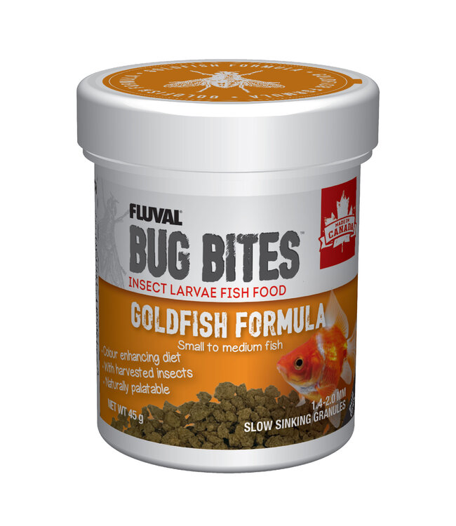 Fluval Bug Bites Goldfish Small-Medium Granules 45g