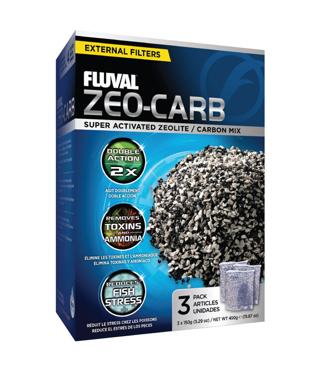 Fluval Zeo Carb 3 x 150g