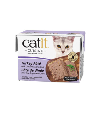 Catit Cuisine Turkey Pâté with Chicken Liver & Pork for Cats 95 g (3.4 oz)