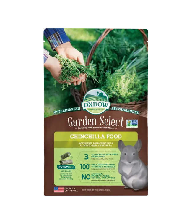 Oxbow Garden Select Chinchilla Food 1.36kg