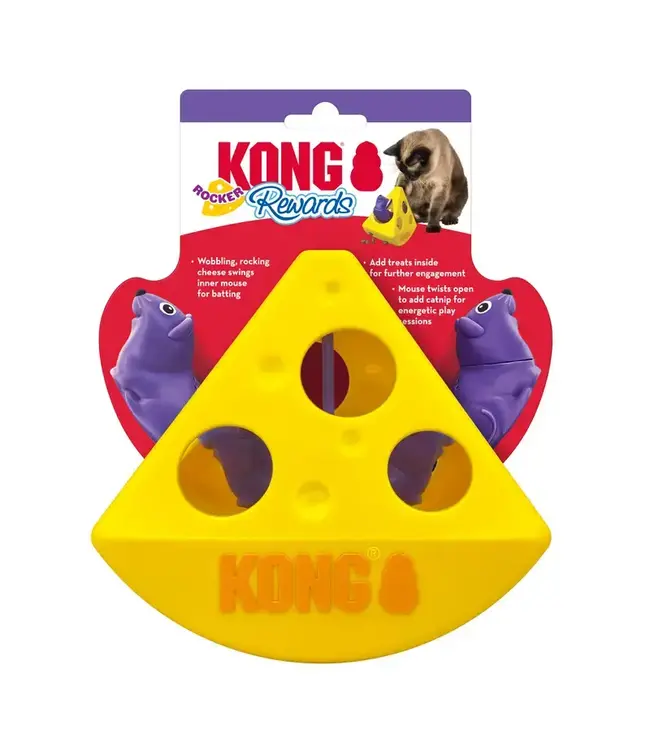 Kong Rewards Rocker Cheese for Cats