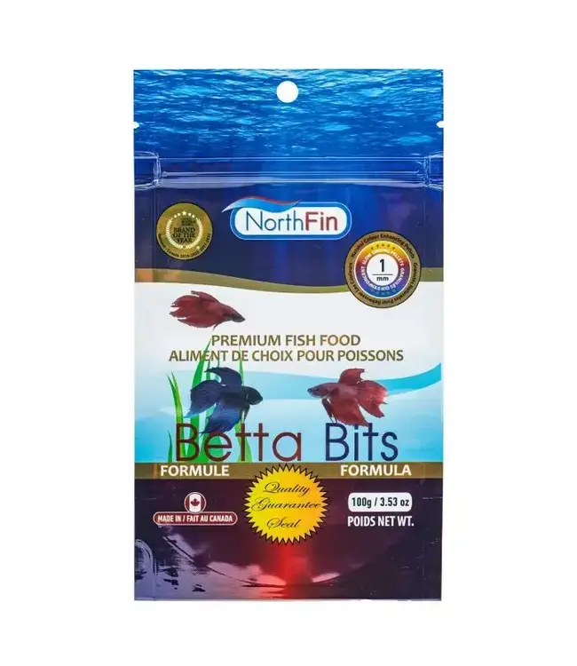 NorthFin Betta Bits 1 mm Pellets - 20 g (0.7 oz)