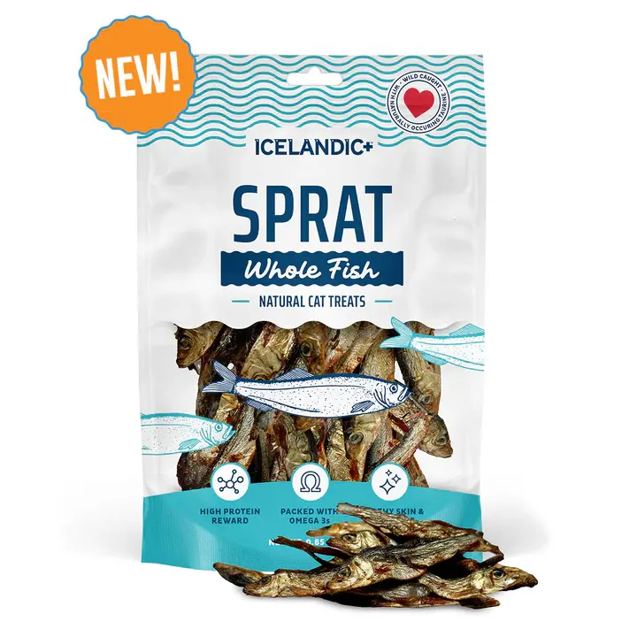 Icelandic Fish Treat Sprats Whole Fish 24g 0.85oz Southwest Pet London s Premier Pet Store