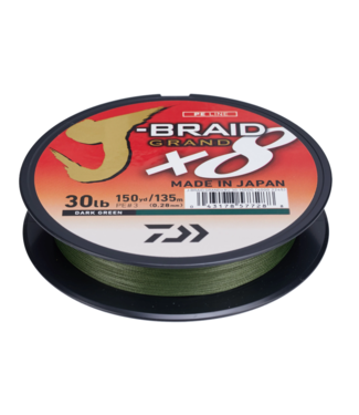 Daiwa J-braid Grand 8 Strand Braided Fishing Line w/scissors