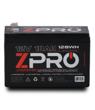 Zpro Lithium 12V 10AH Lithium Battery