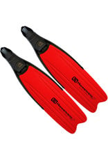 HAMMERHEAD SPEARGUNS Kaudal Complete Fins, Pair, Black/Red,